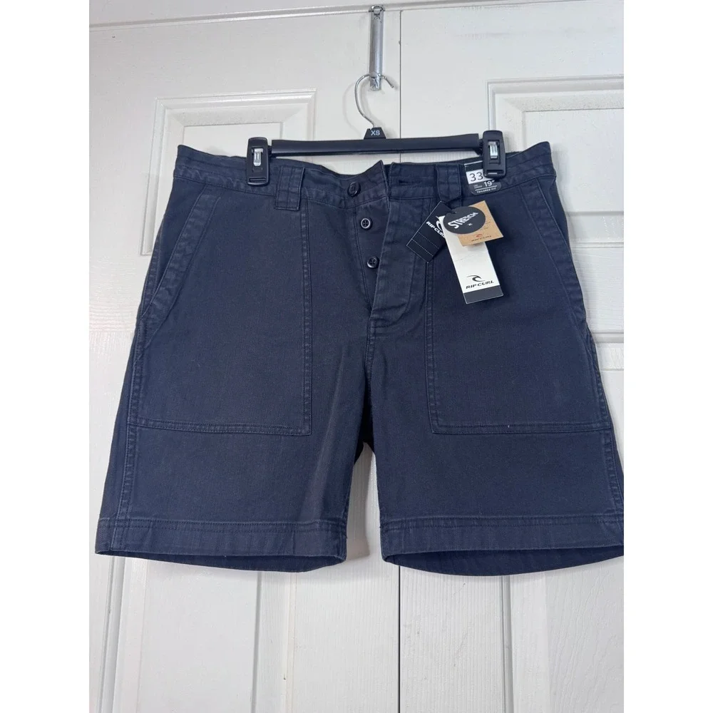 NWT‎ Rip Curl Black Surfheads Incoming Short Size 33 19